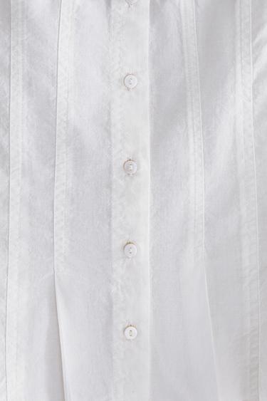 TOP COTON COUTURES - Blanc de Zara - Image 3