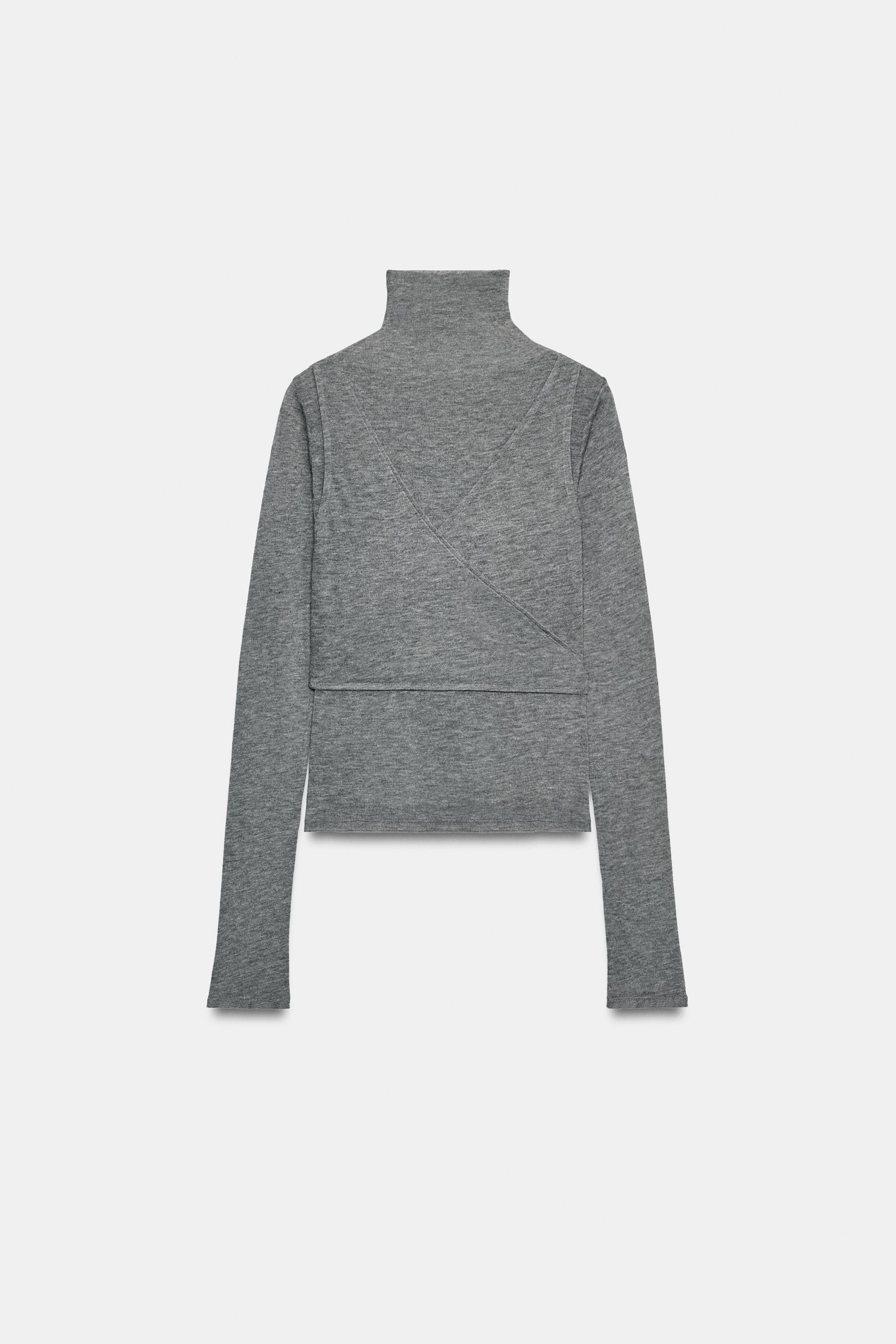DOUBLE TIE-EFFECT TOP
