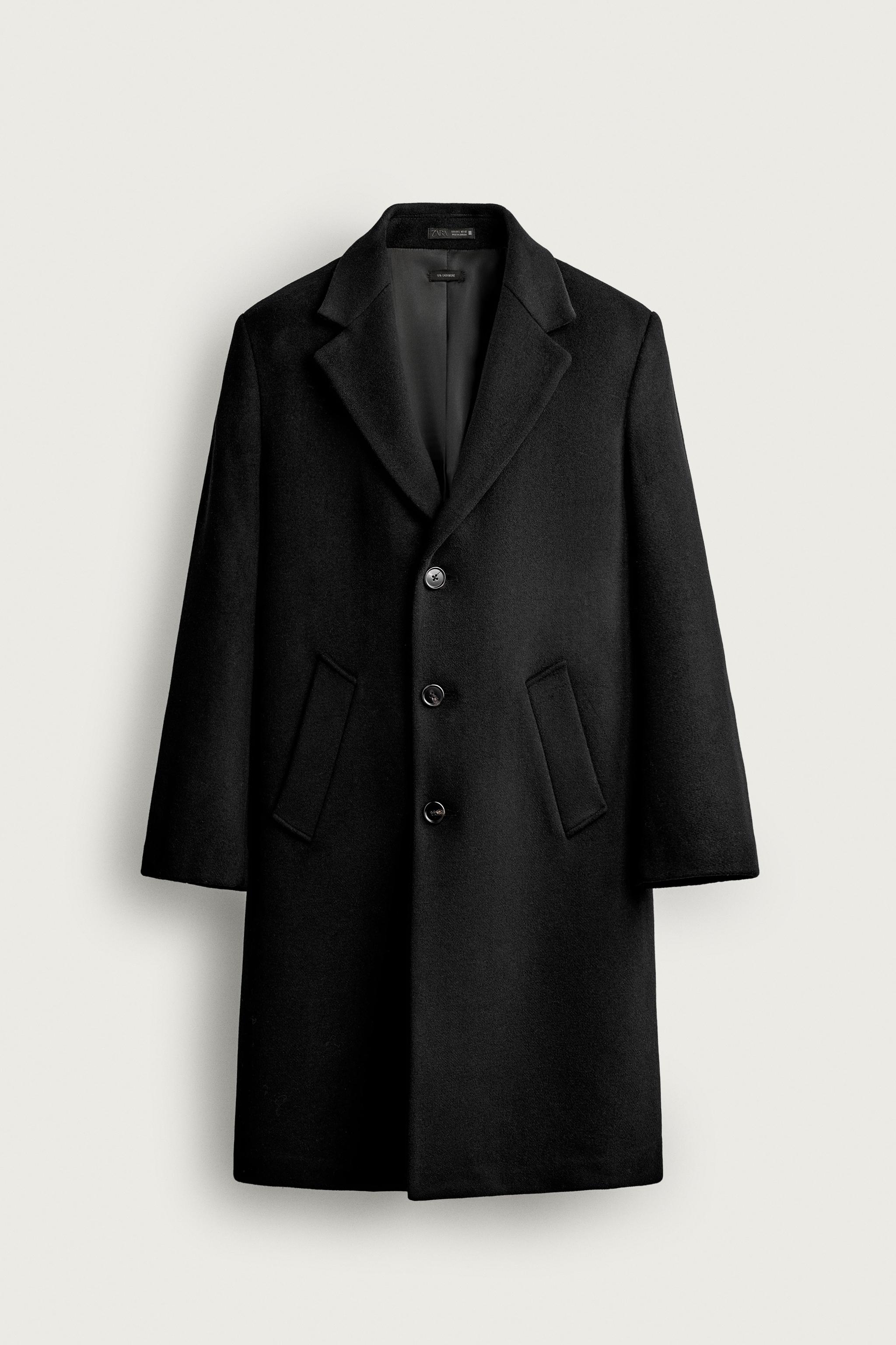 REGULAR-FIT WOOL-BLEND COAT