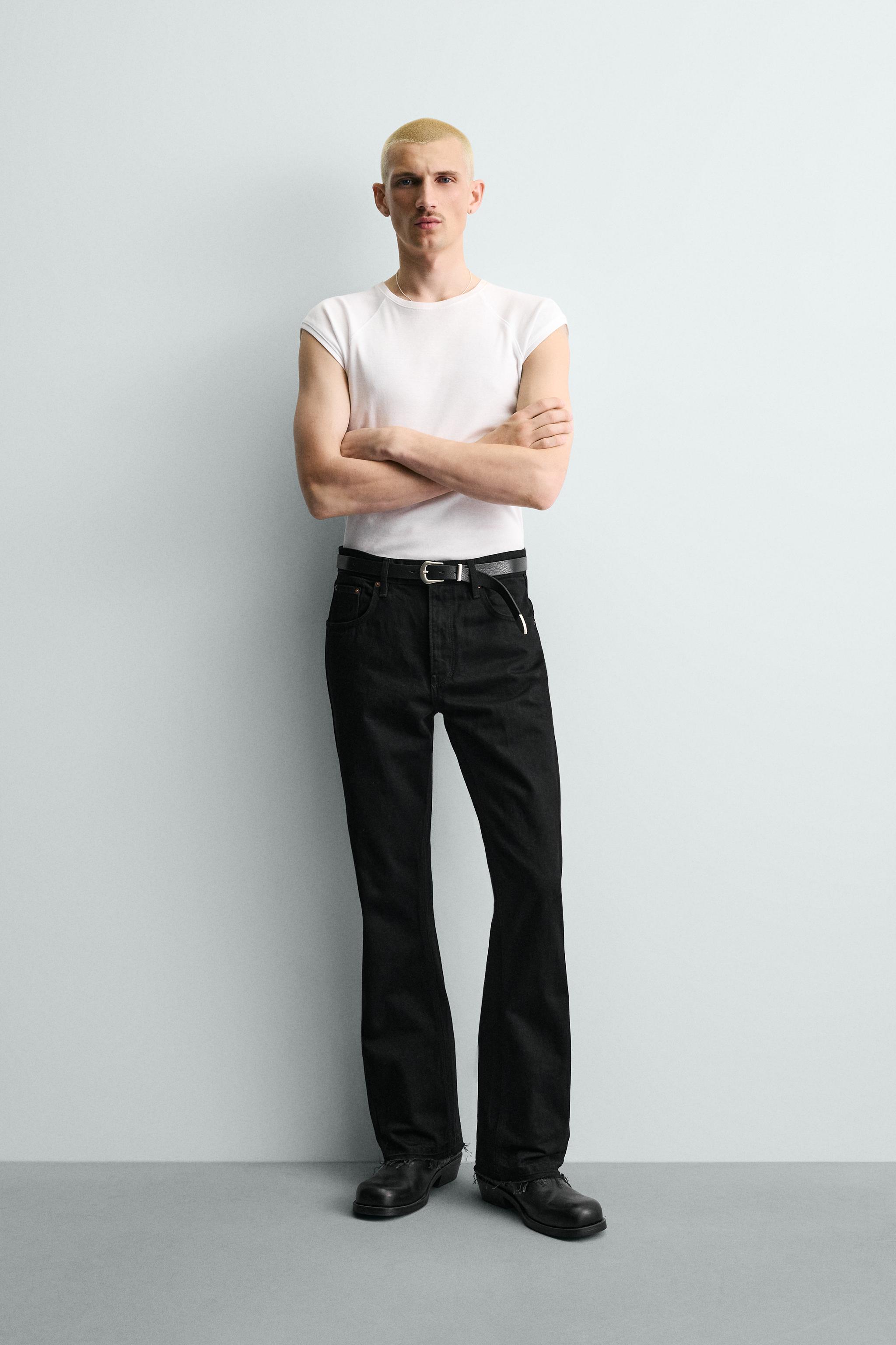 デニムパンツ (ブラック・黒) | メンズ | ZARA 日本