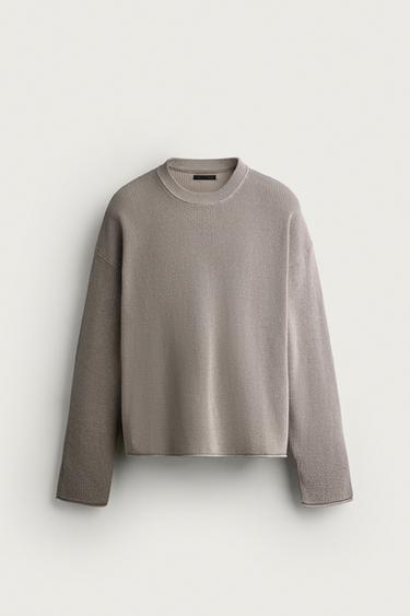 WAFFLE STRUCTURE JUMPER - Grey by Zara