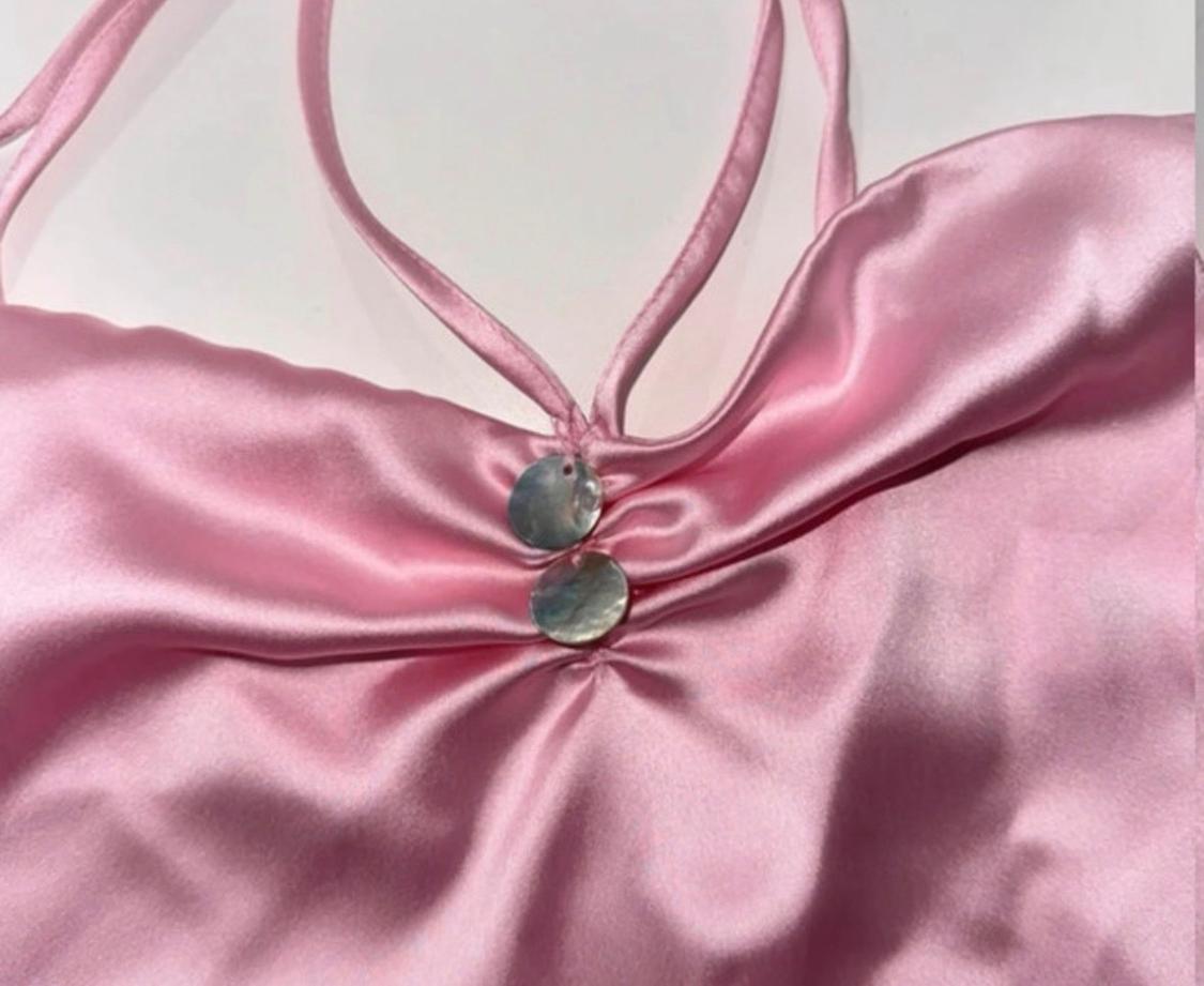 SATIN HALTER NECK TOP - Image 3