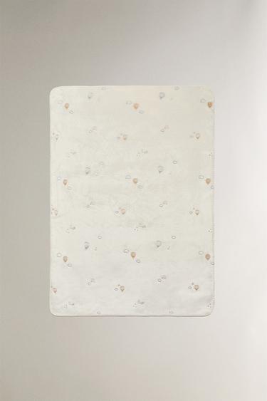 FLEECE BALLON BABYDEKEN - Roomkleur van Zara