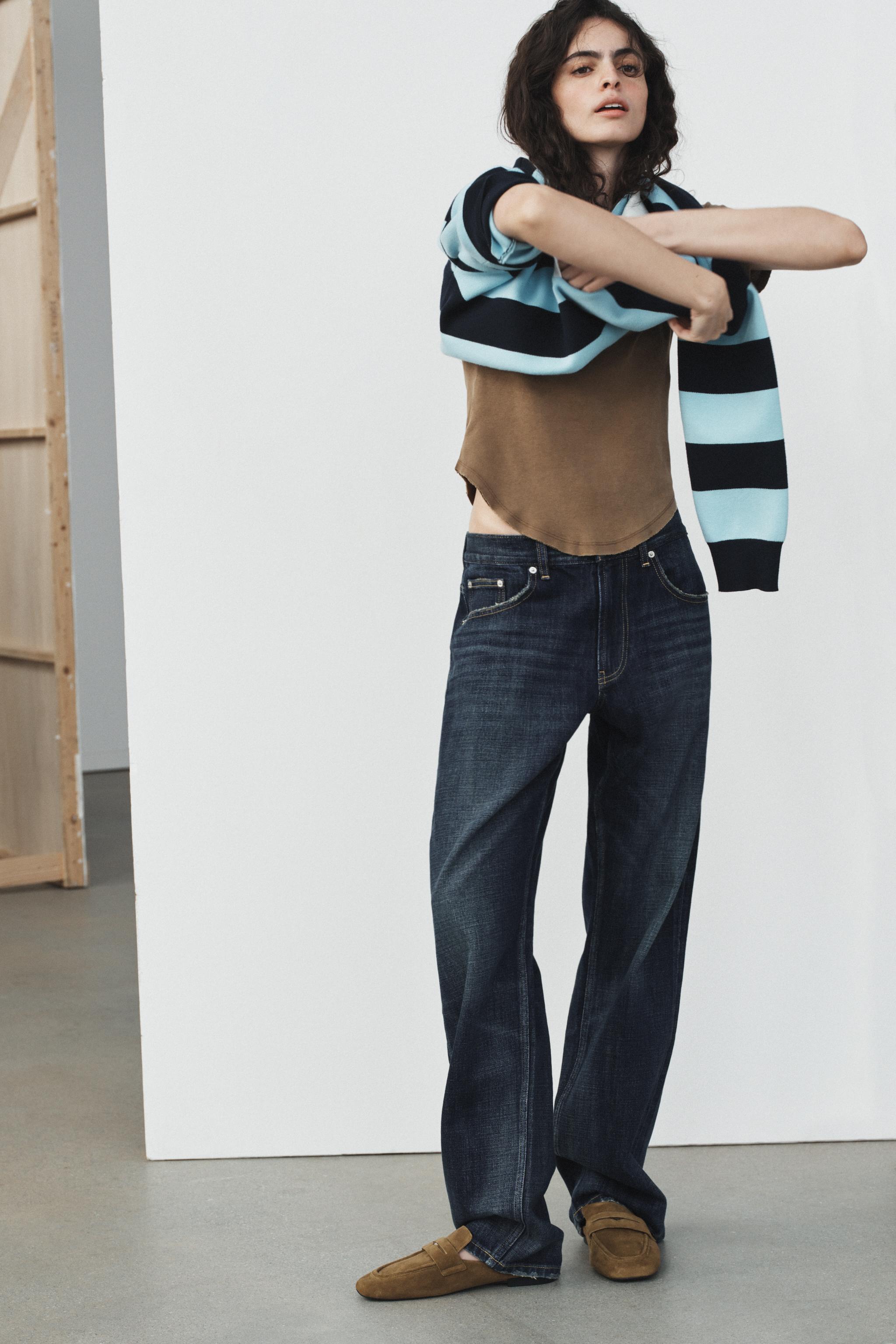 SPLIT SUEDE MULE LOAFERS