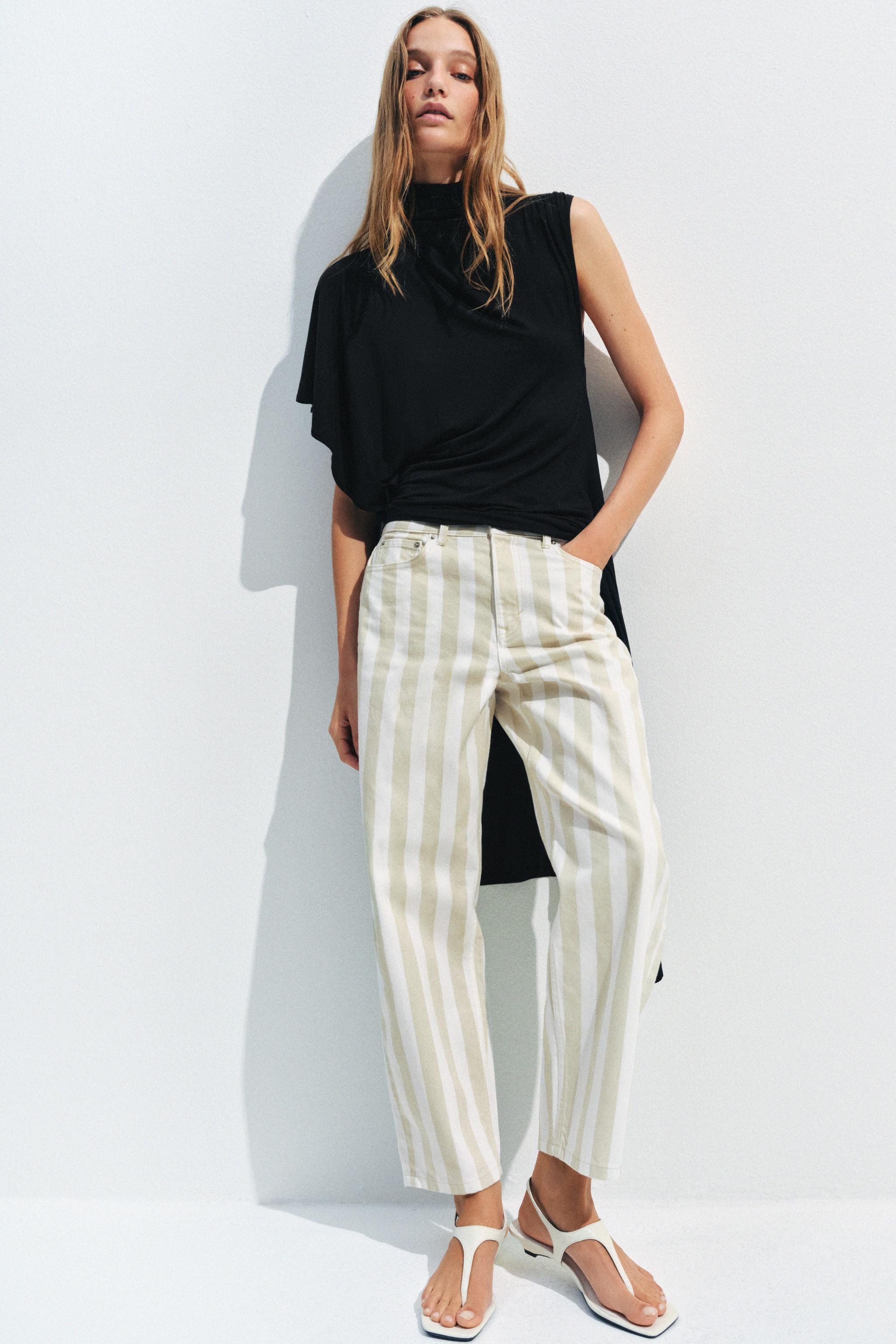 JEAN ZW COLLECTION TAPERED TAILLE NORMALE RAYURES