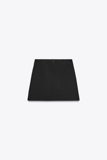 MINI JUPE PERLES - Noir de Zara - Image 7