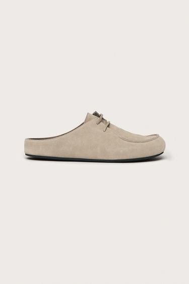 LIMITED EDITION LEATHER CLOGS — Beige 2