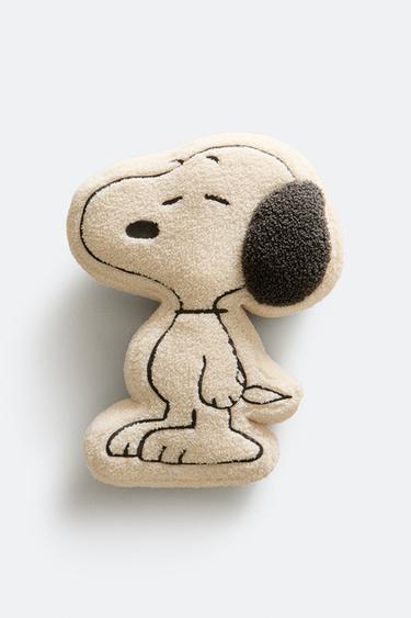 CHILDREN'S PEANUTS™ FAUX SHEARLING CUSHION - White by Zara
