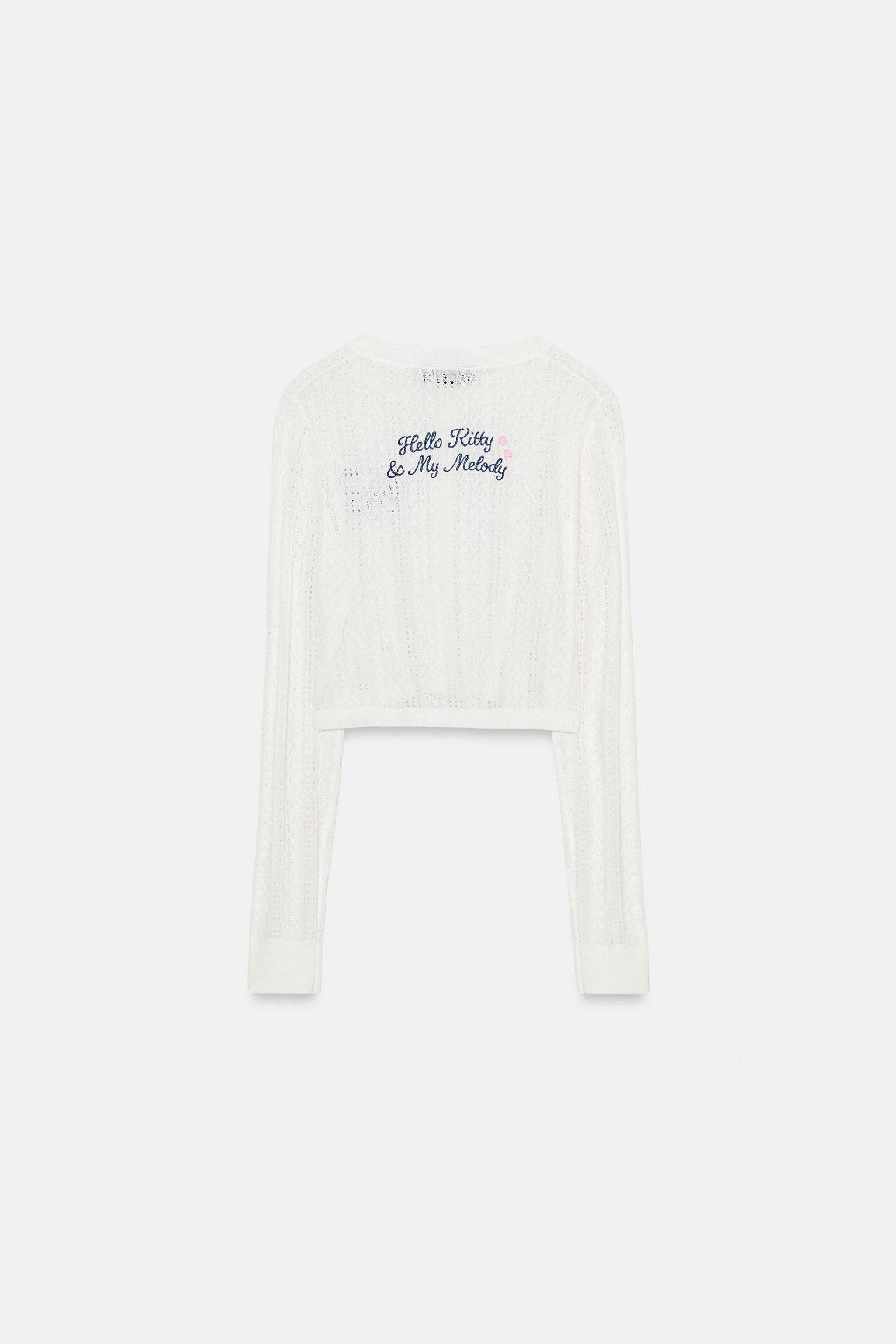 ハローキティ＆フレンズ ニットカーディガン - エクリュ | ZARA Japan 