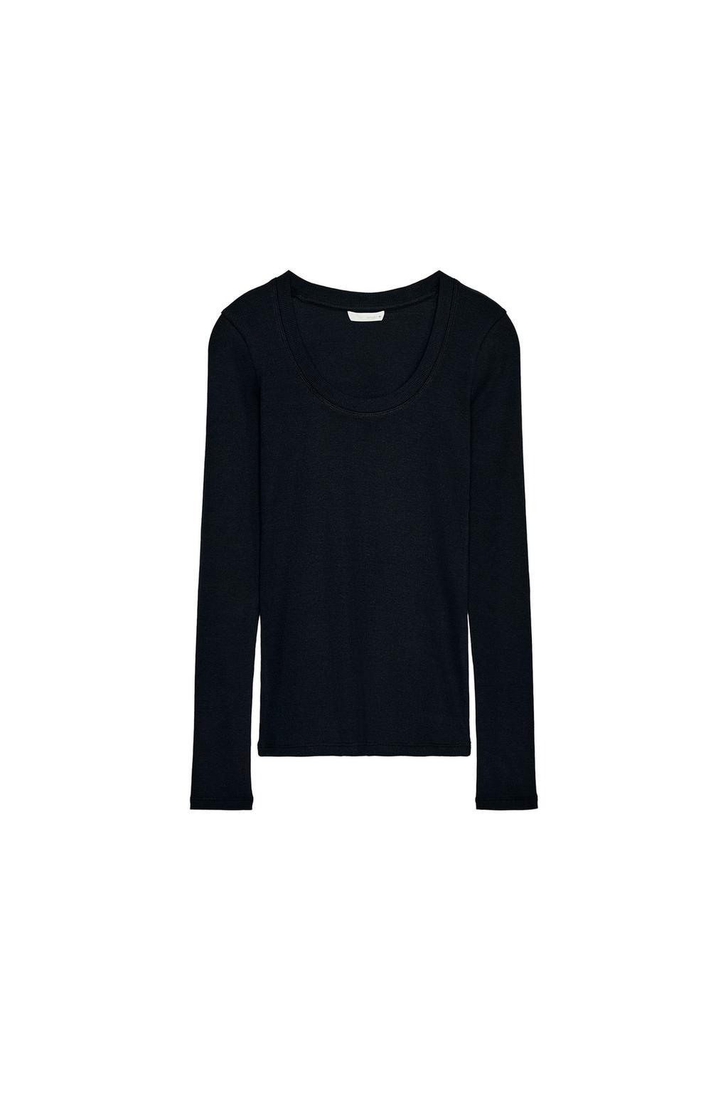 RIBBED LONG SLEEVE T-SHIRT - image 3