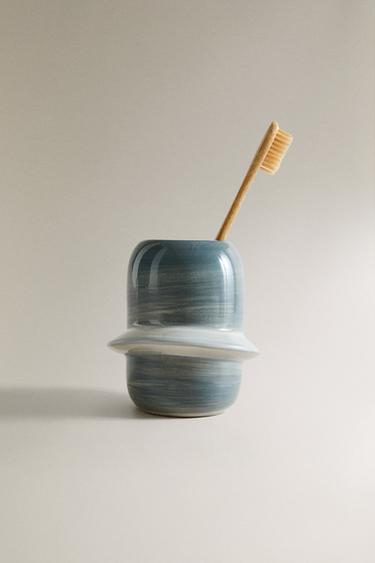 CHILDREN'S PLANET TOOTHBRUSH HOLDER - Grey / Blue by Zara - Image 4