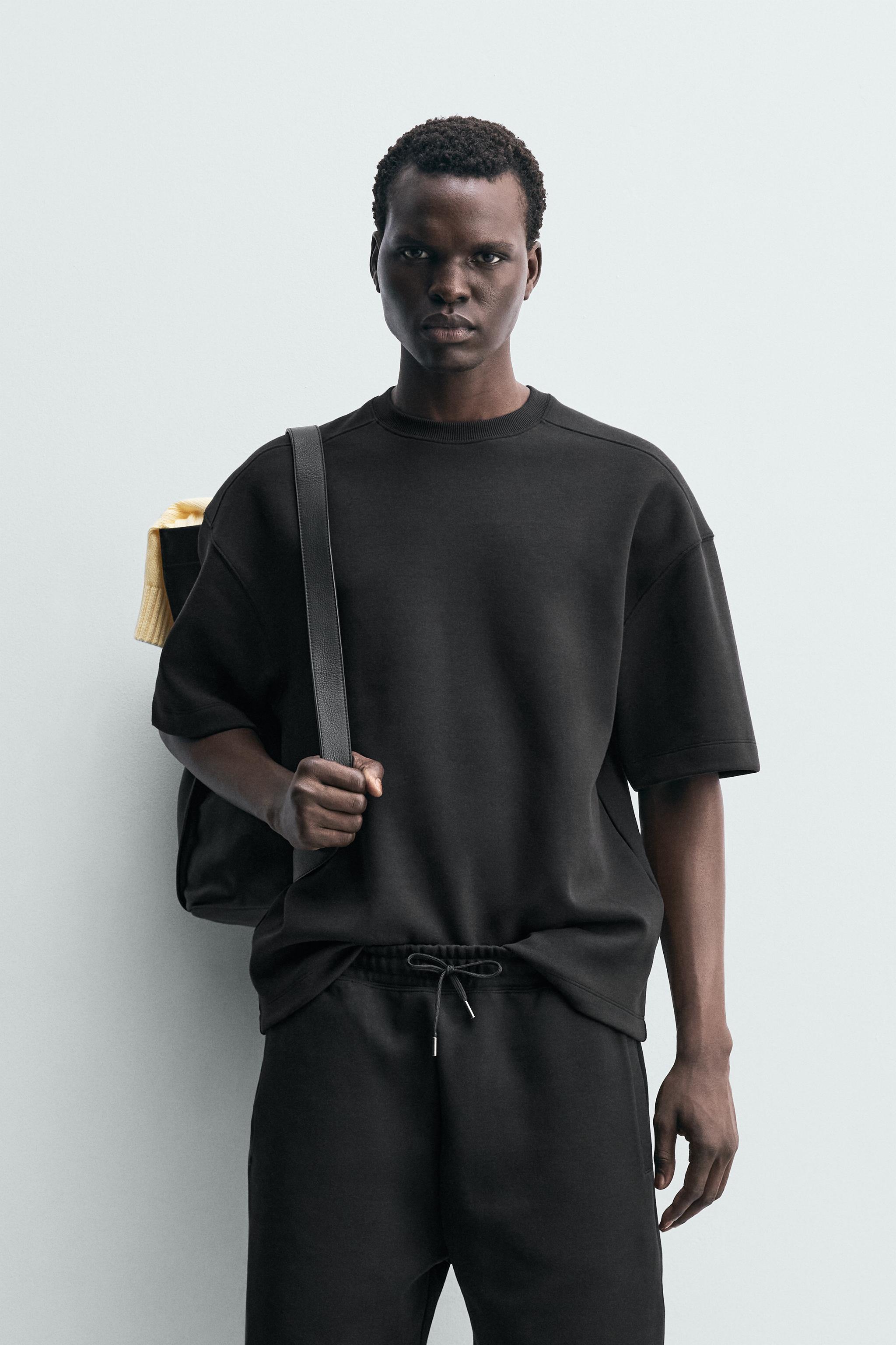 RELAXED FIT INTERLOCK SWEATSHIRT