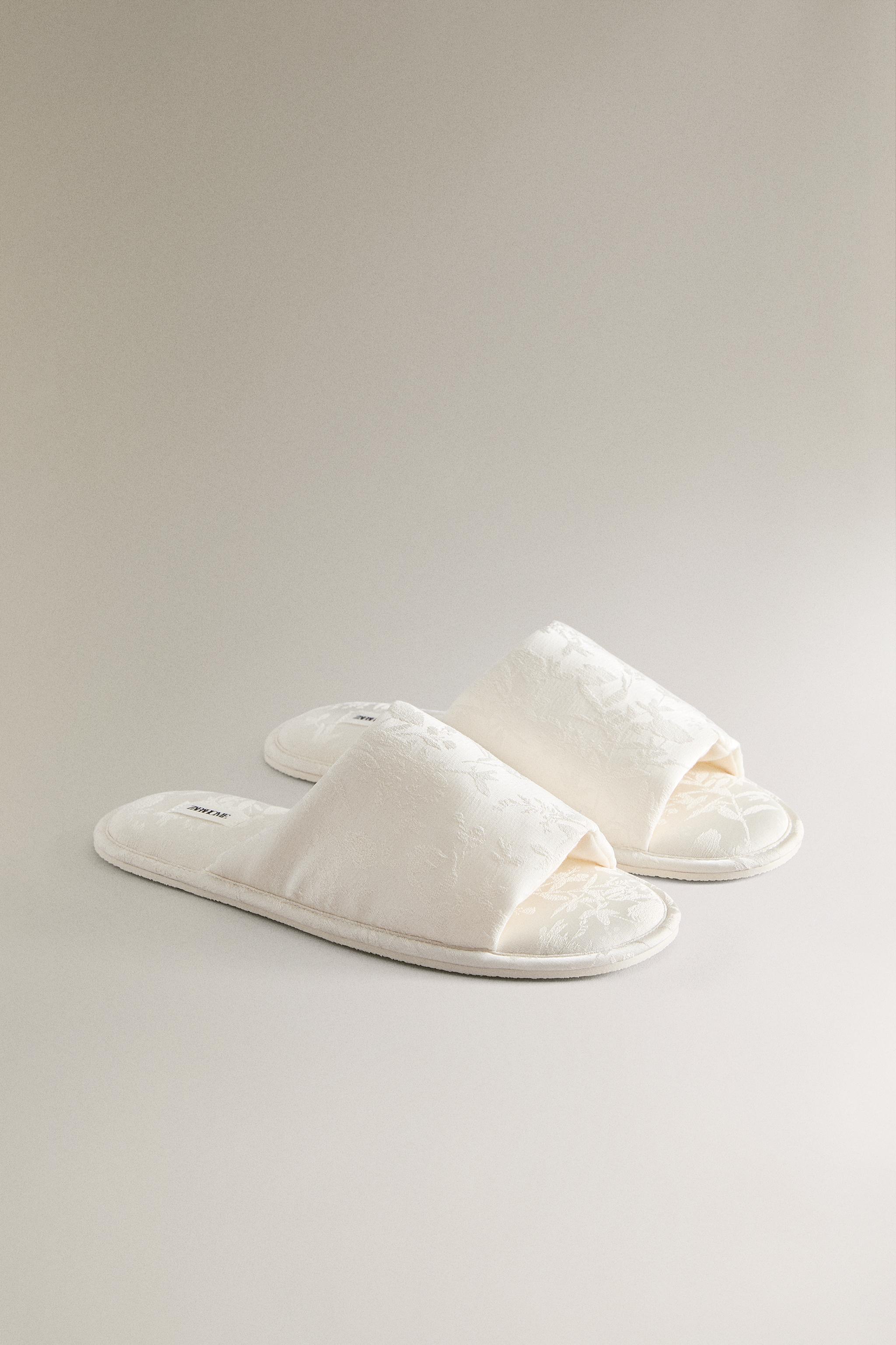 JACQUARD SLIDES — Beige