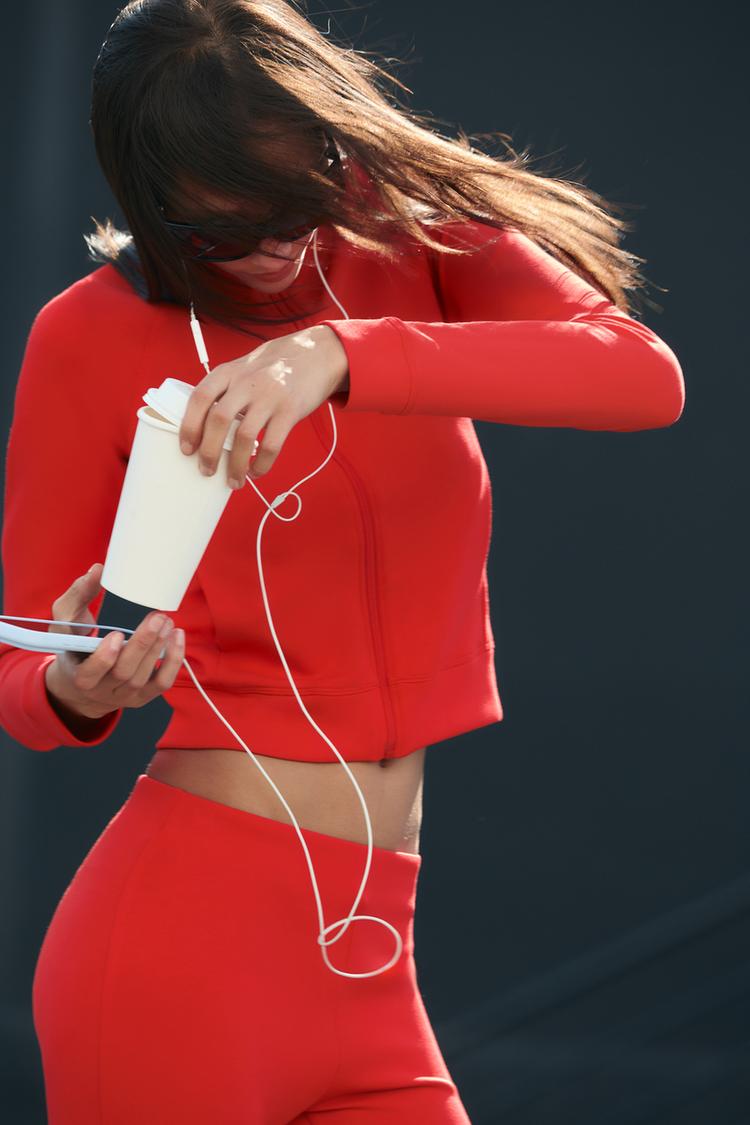 FITTED ZIP-UP JACKET