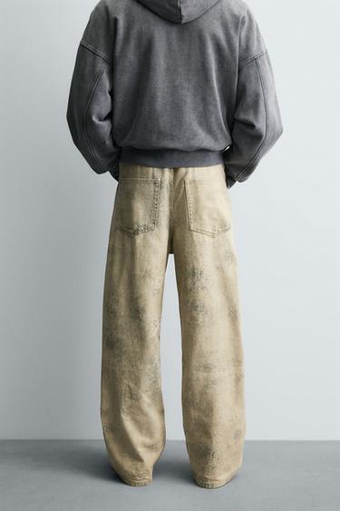 FADED PRINT BAGGY FIT TROUSERS - Printed by Zara - Image 2