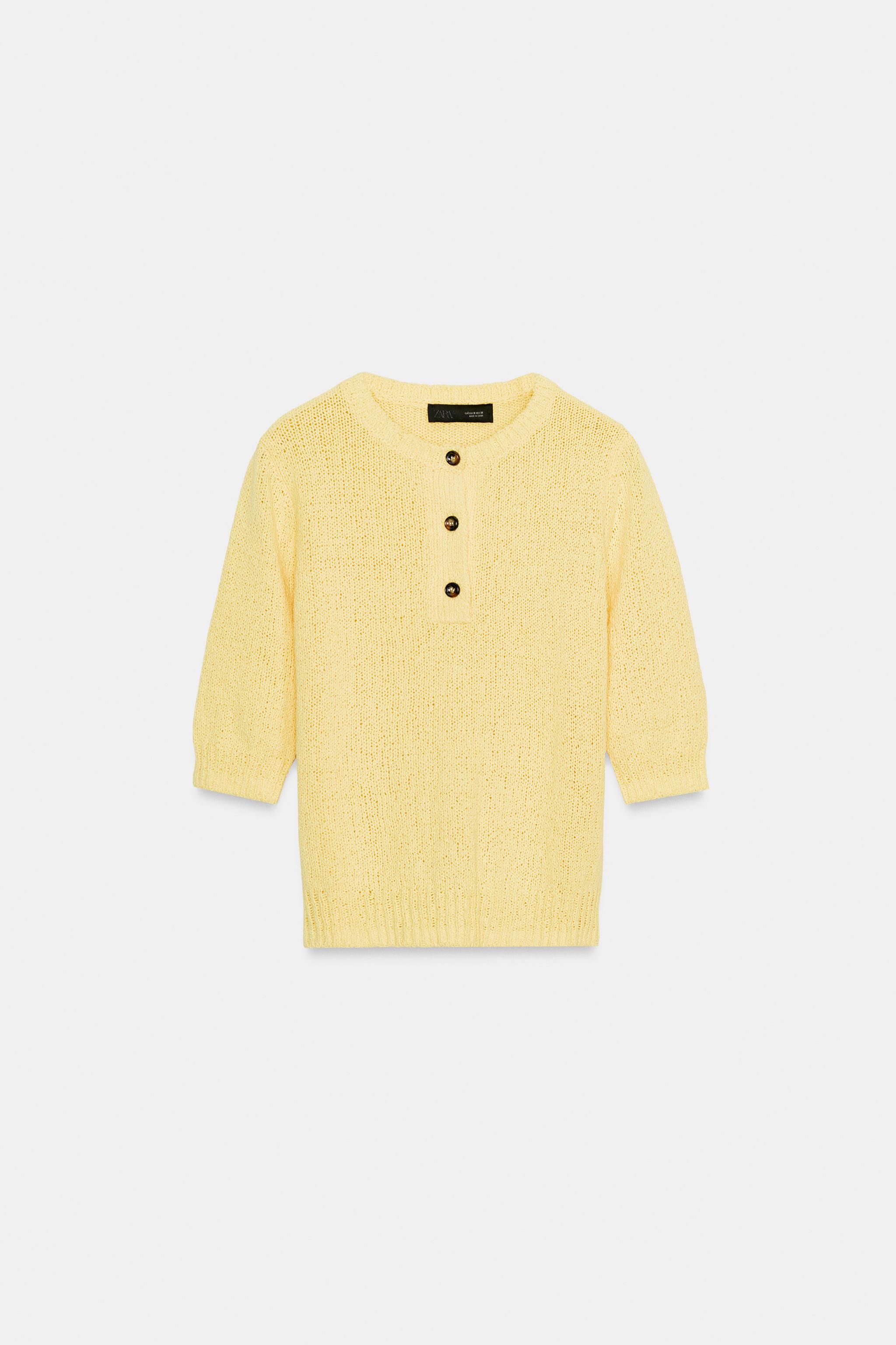 FRENCH SLEEVE KNIT JUMPER