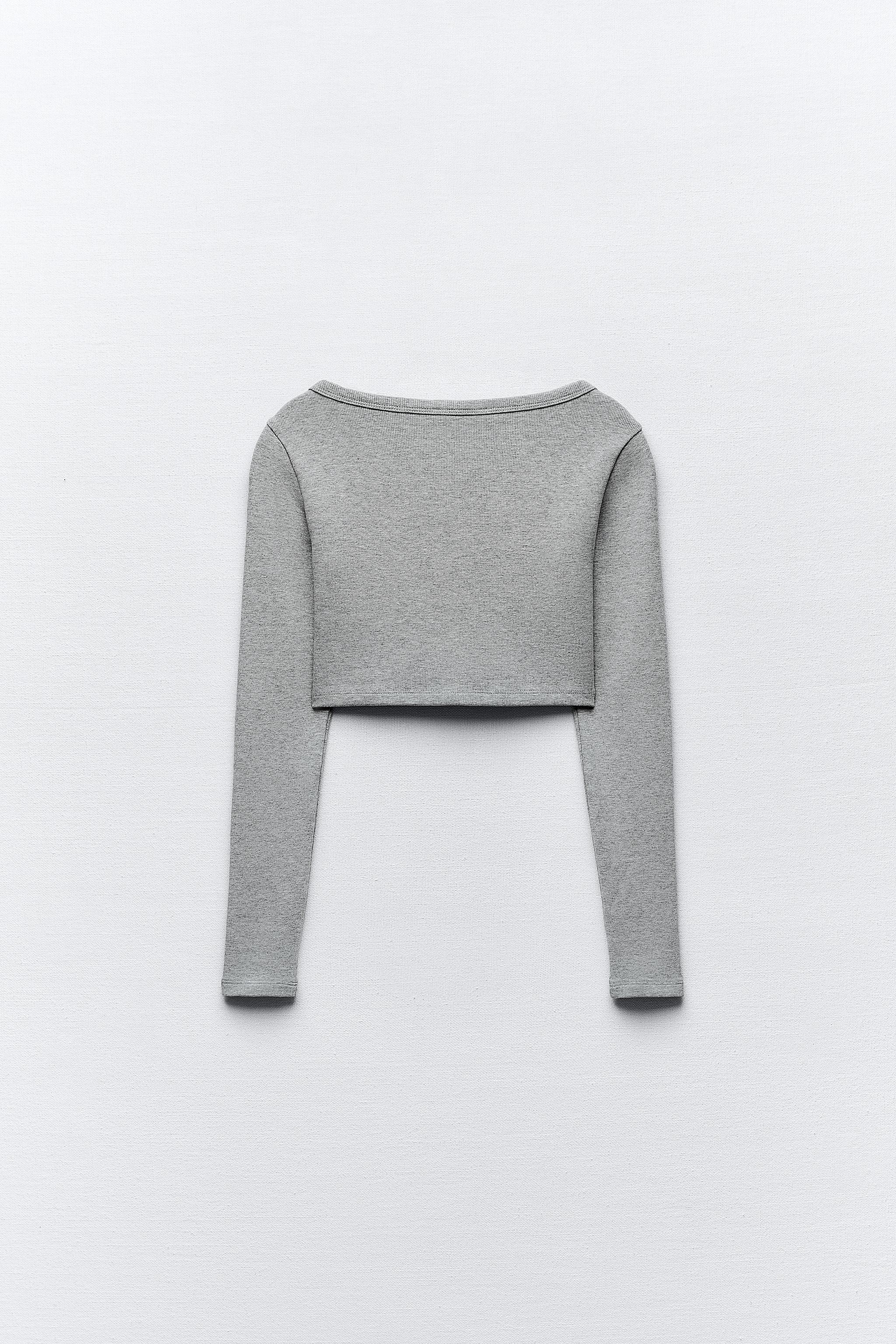 Zara long outlet sleeve top