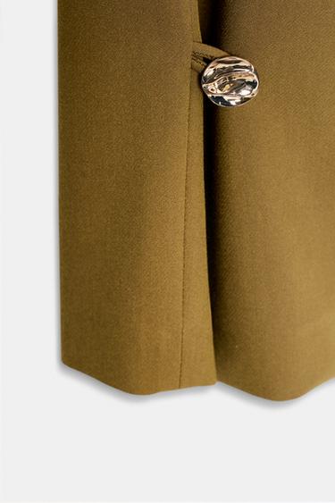 TROUSERS WITH ADJUSTABLE HEM - Oil by Zara - Image 7