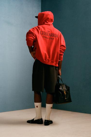 SWEAT RELAXED FIT À CAPUCHE WILLY CHAVARRIA X ZARA - Rouge de Zara - Image 2