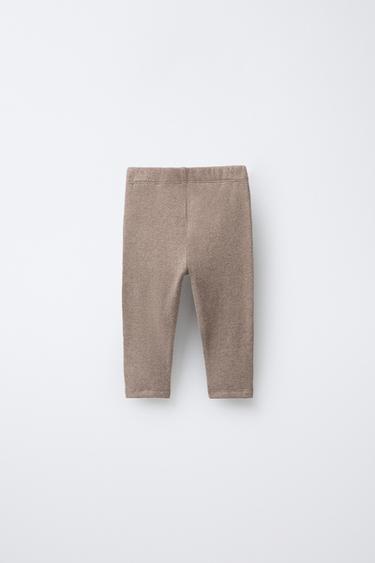 LEGGING UNI SOFT TOUCH - Marron clair de Zara - Image 1