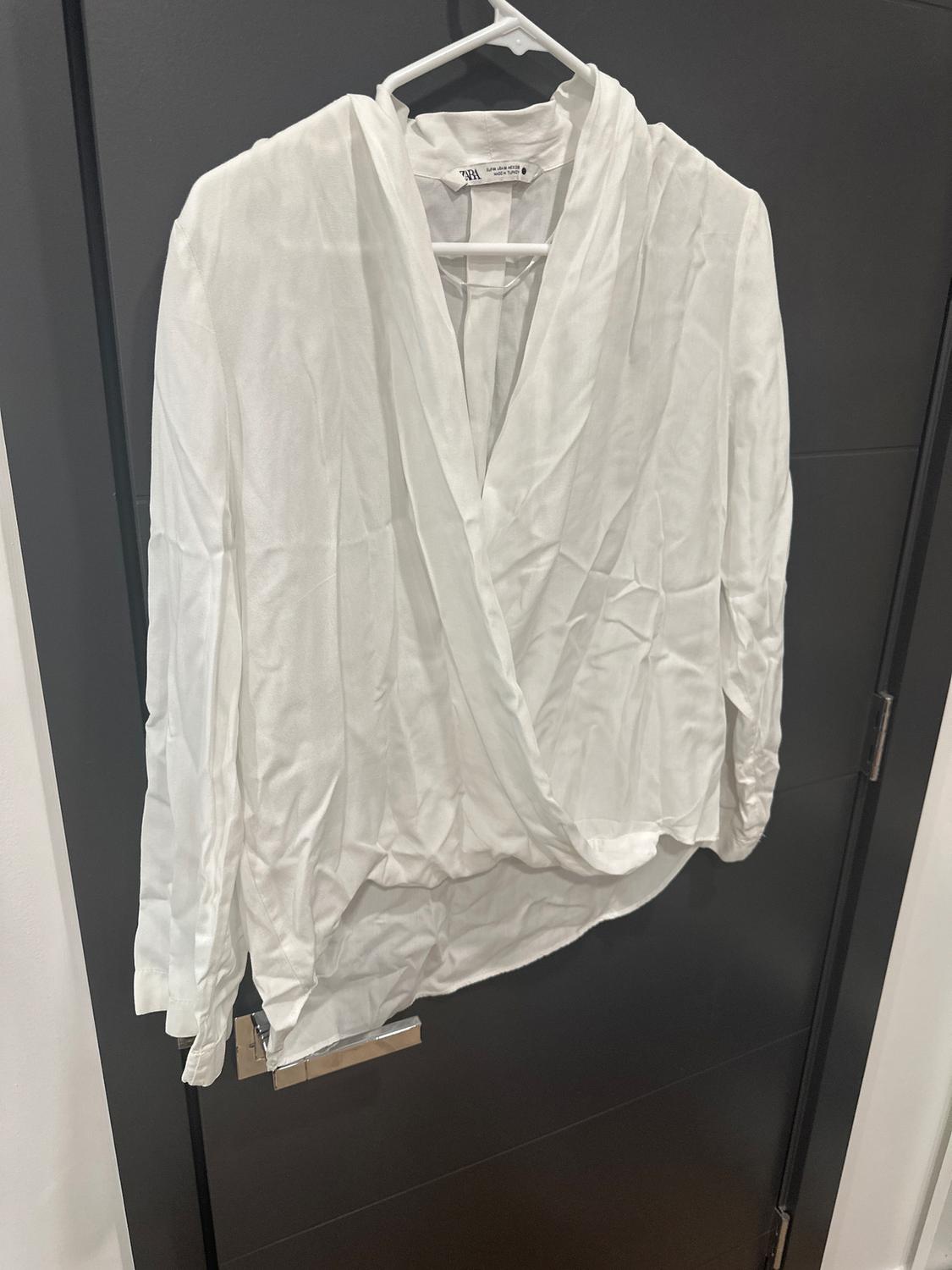 SEMI-SHEER WRAP SHIRT - Image 2