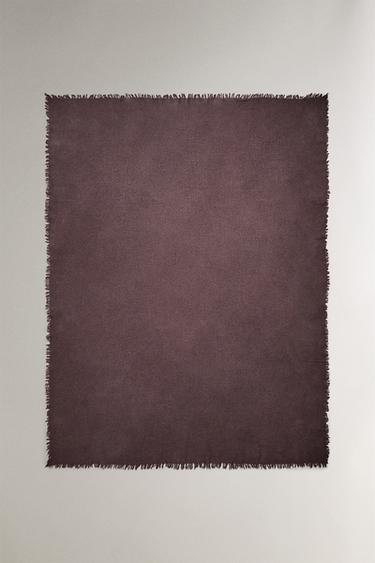 WOOL THROW - Brown by Zara - Image 0