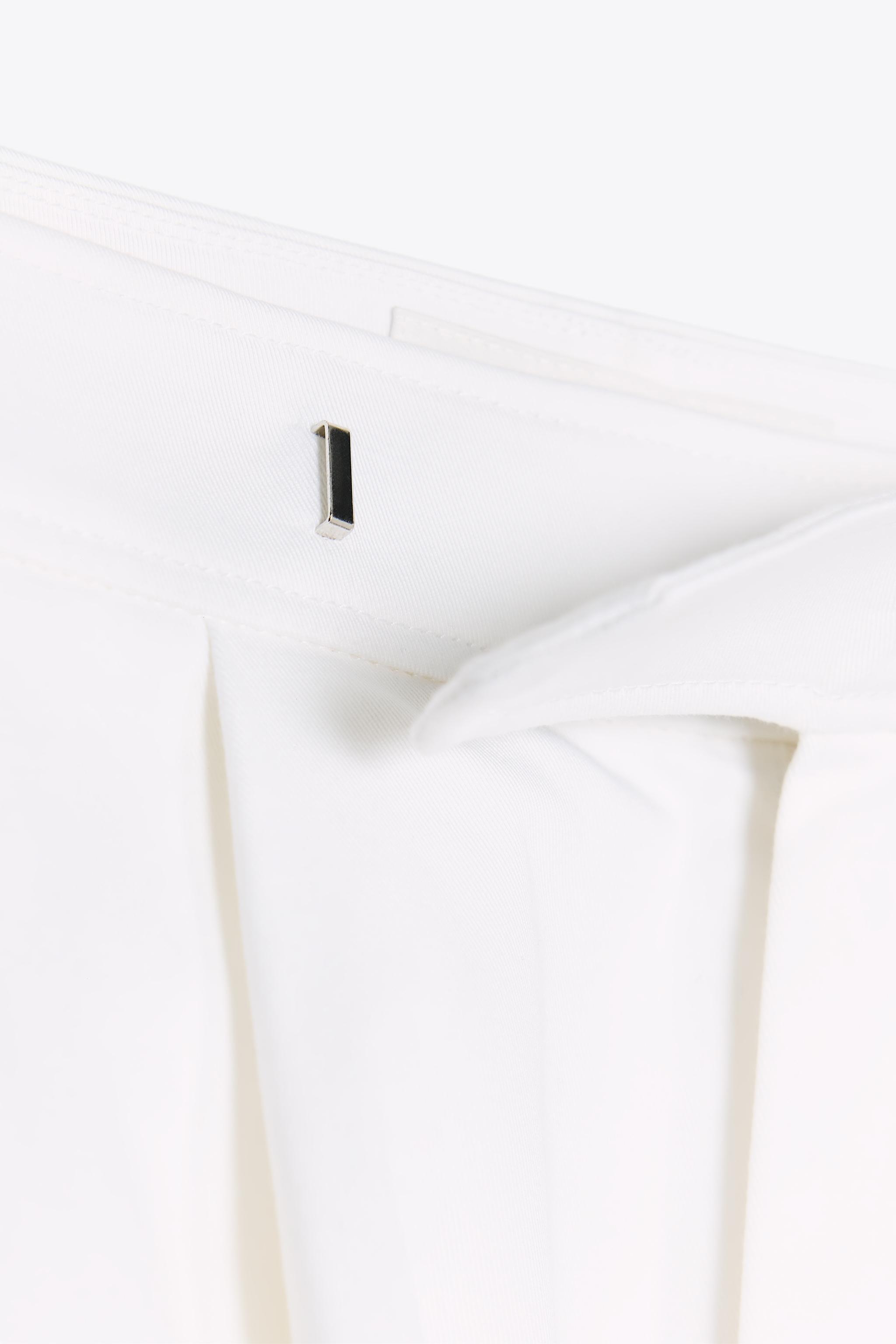【ZARA】ZW COLLECTION ケープミディスカート 2484/538/251 MIDI CAPE SKIRT ZW COLLECTION - Oyster-white | ZARA United