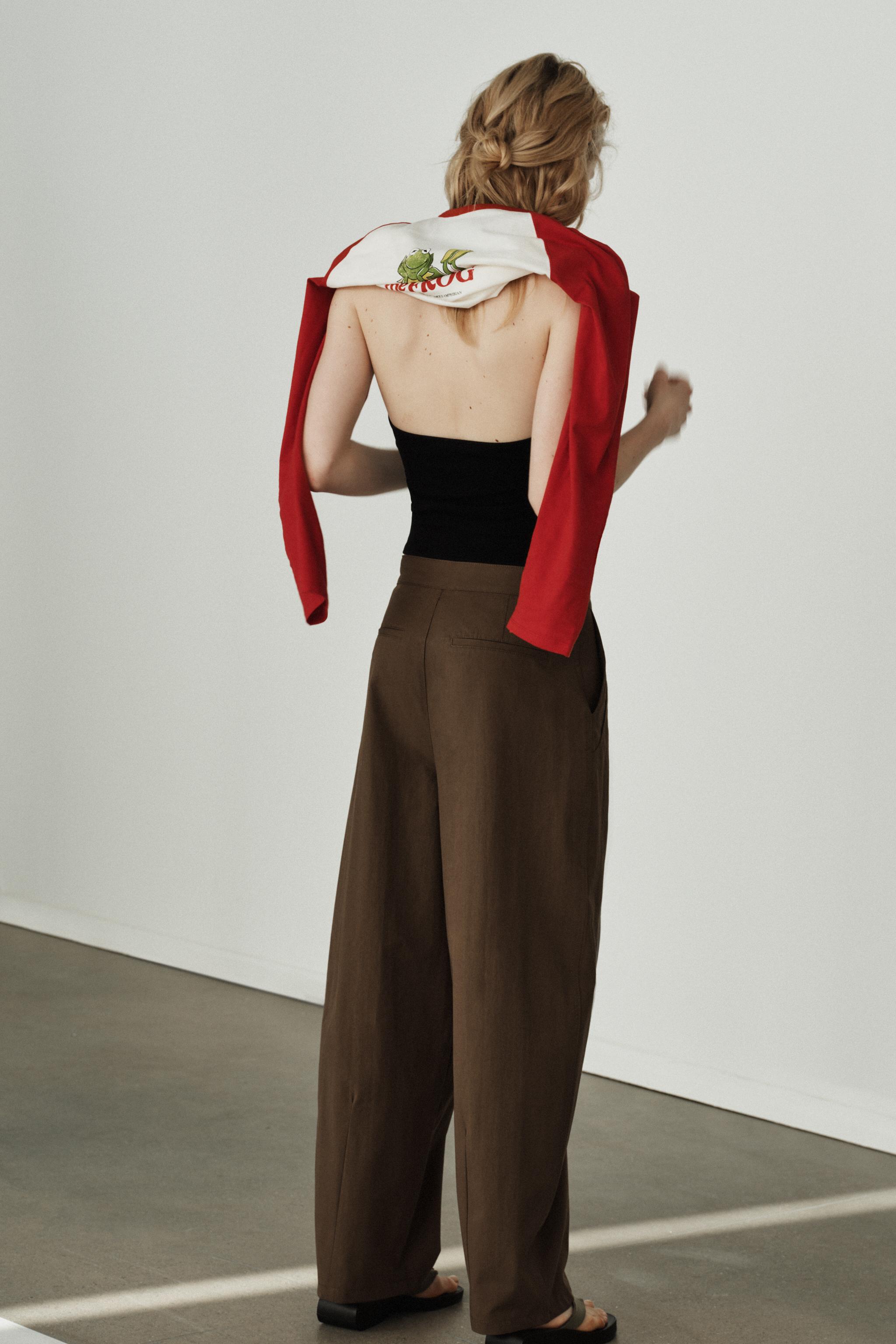 PLEATED BALLOON PANTS