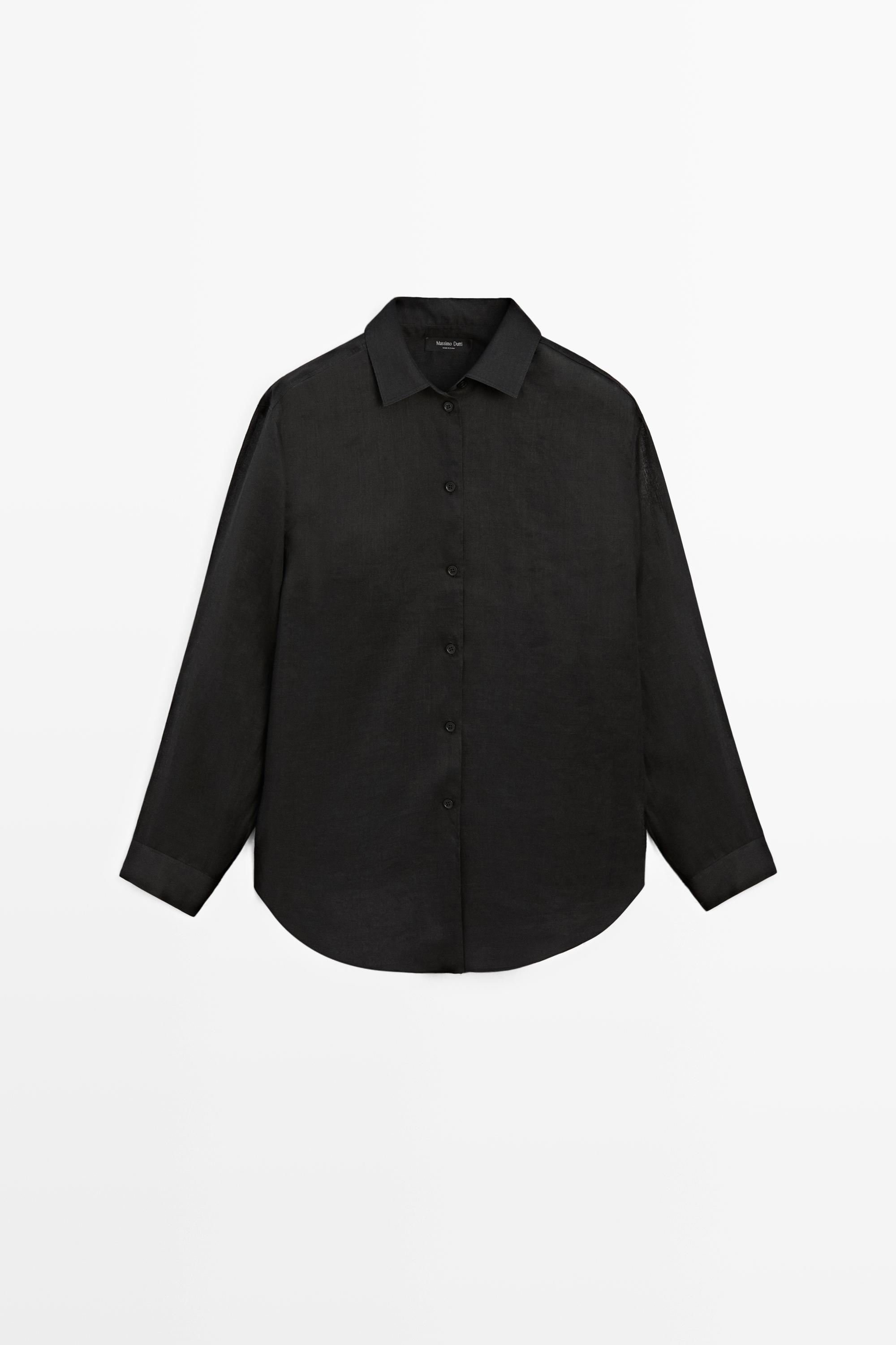 Flowing 100% ramie shirt