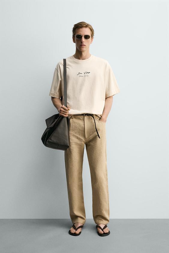 TEXT PRINT T-SHIRT from Zara - $39.90