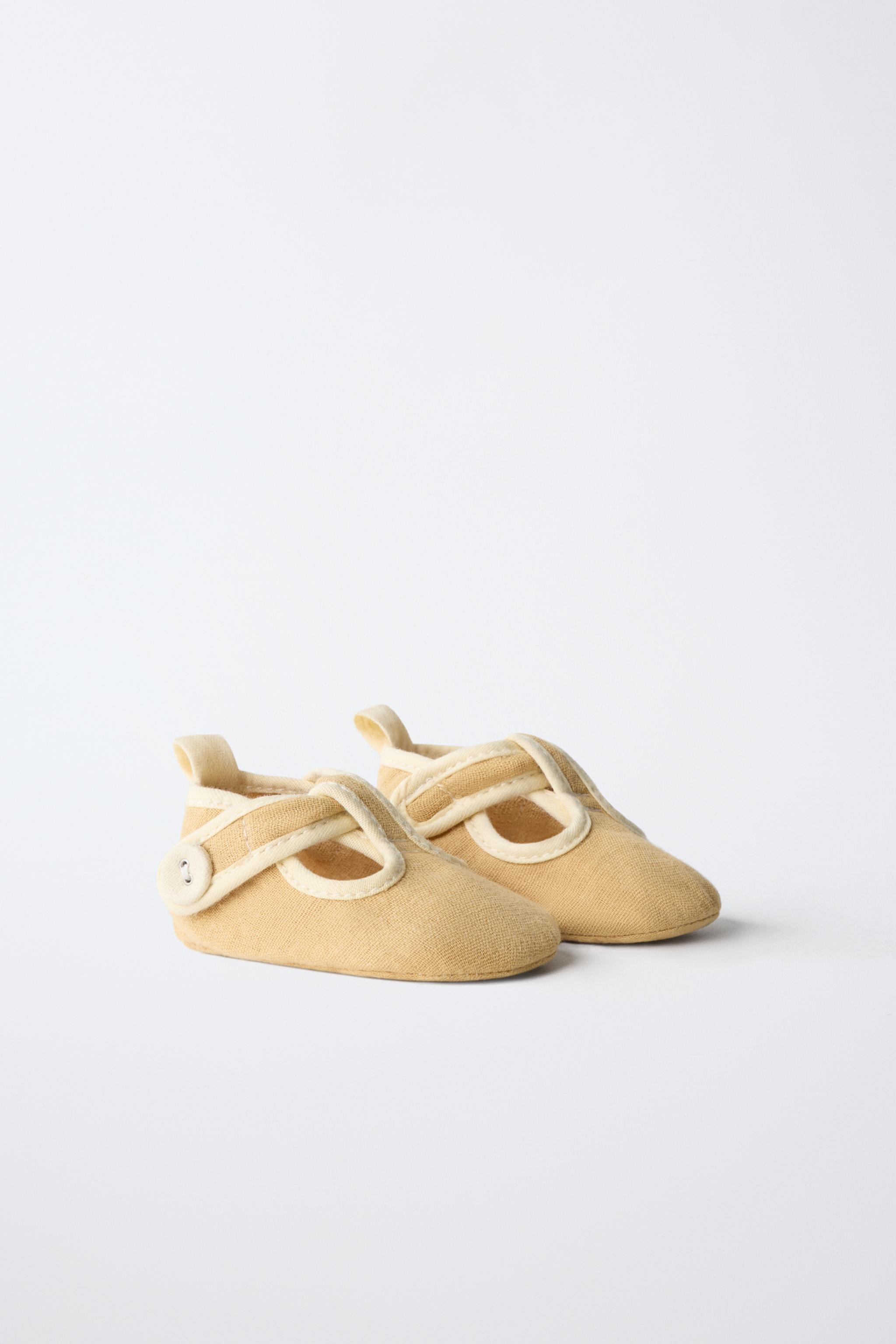 CHAUSSONS SANDALES EN COTON