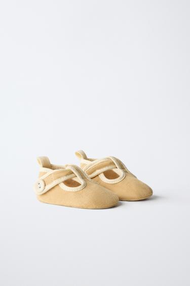 COTTON SANDAL-STYLE BOOTIES - Multicoloured by Zara - Image 1