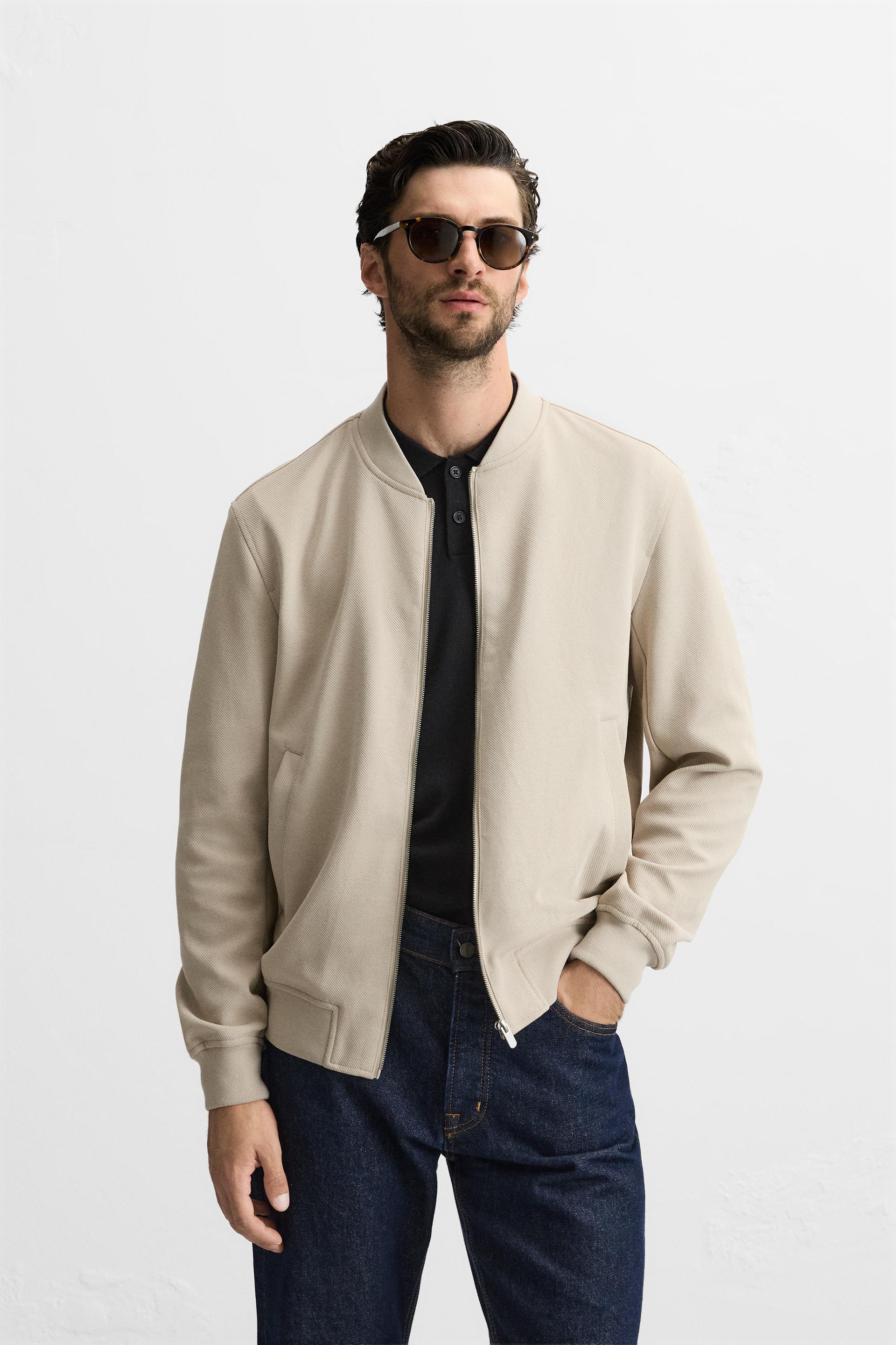 Cazadora fashion aviador hombre zara