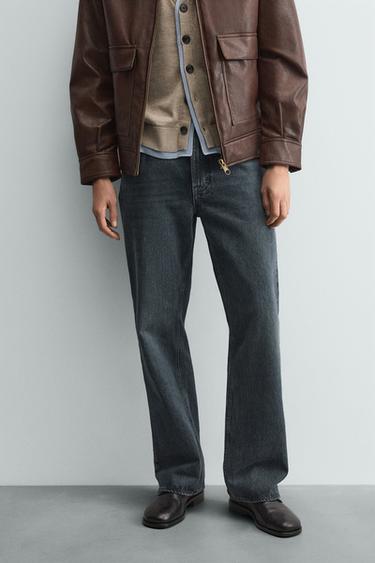 JEANS FLARE FIT LIMITED EDITION - Azul noche de Zara