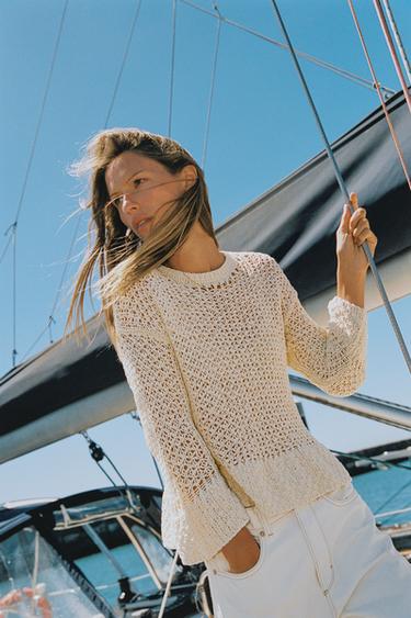 JERSEY PUNTO VOLANTES - Crudo de Zara