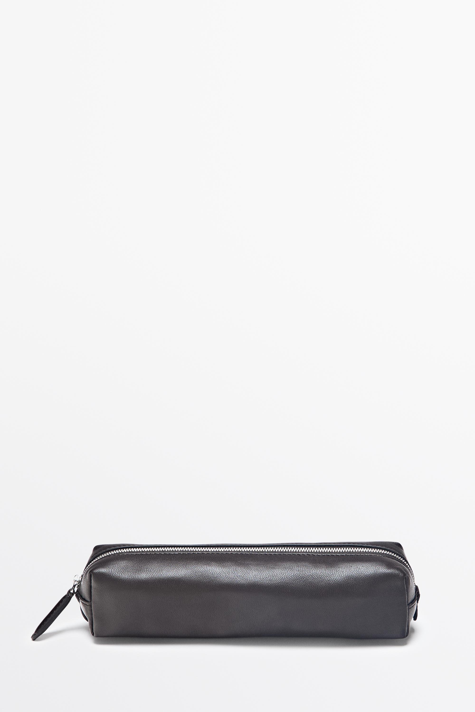 Trousse en cuir nappa