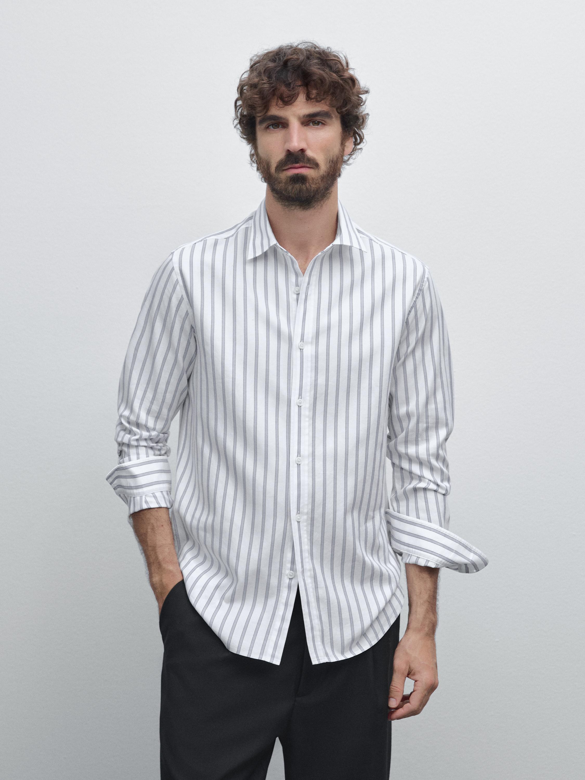 Chemise slim 100 % coton