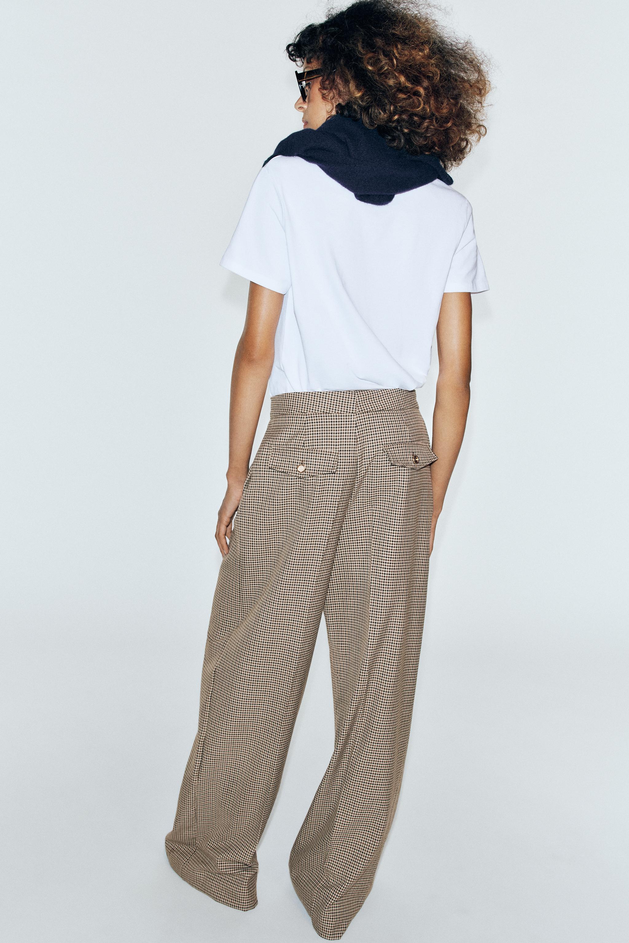 PANTALON LARGE À PINCES
