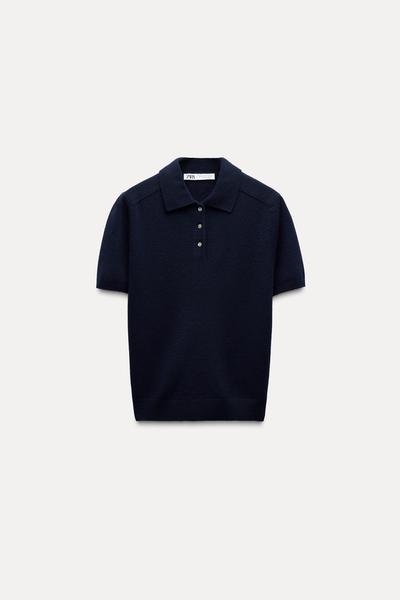 %100 YÜN BASIC POLO T-SHIRT_5