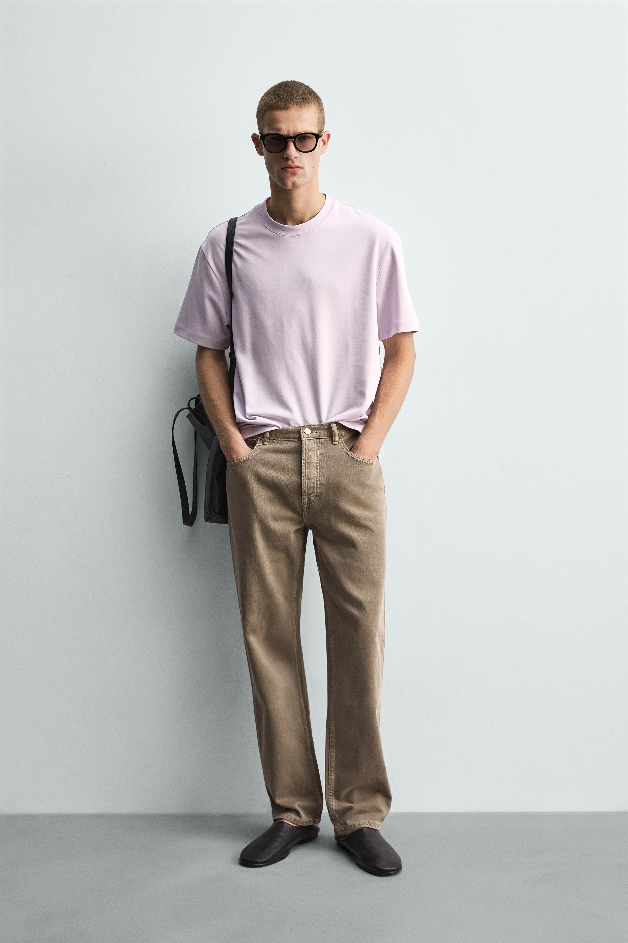 Zara RELAXED FIT İNTERLOK T-SHIRT /04