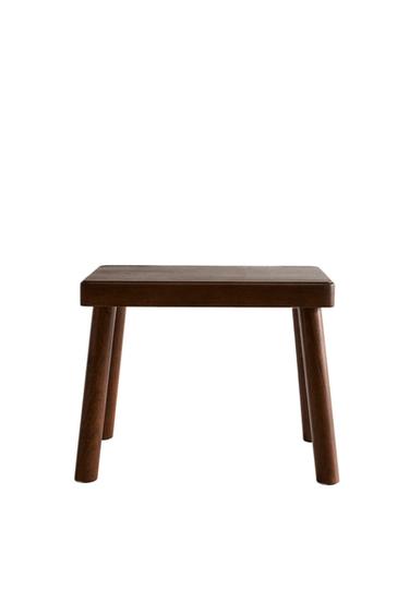 ACACIA WOOD STOOL - Brown by Zara
