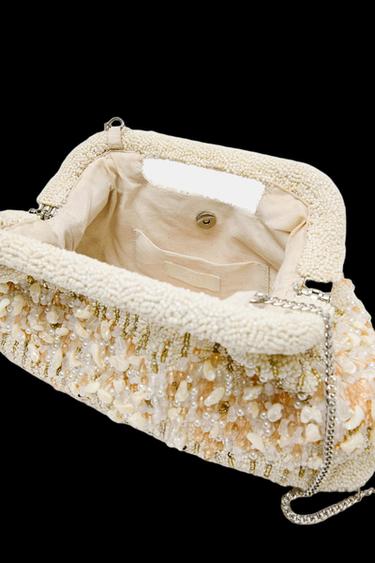 POUCH ABALORIOS - Crudo de Zara