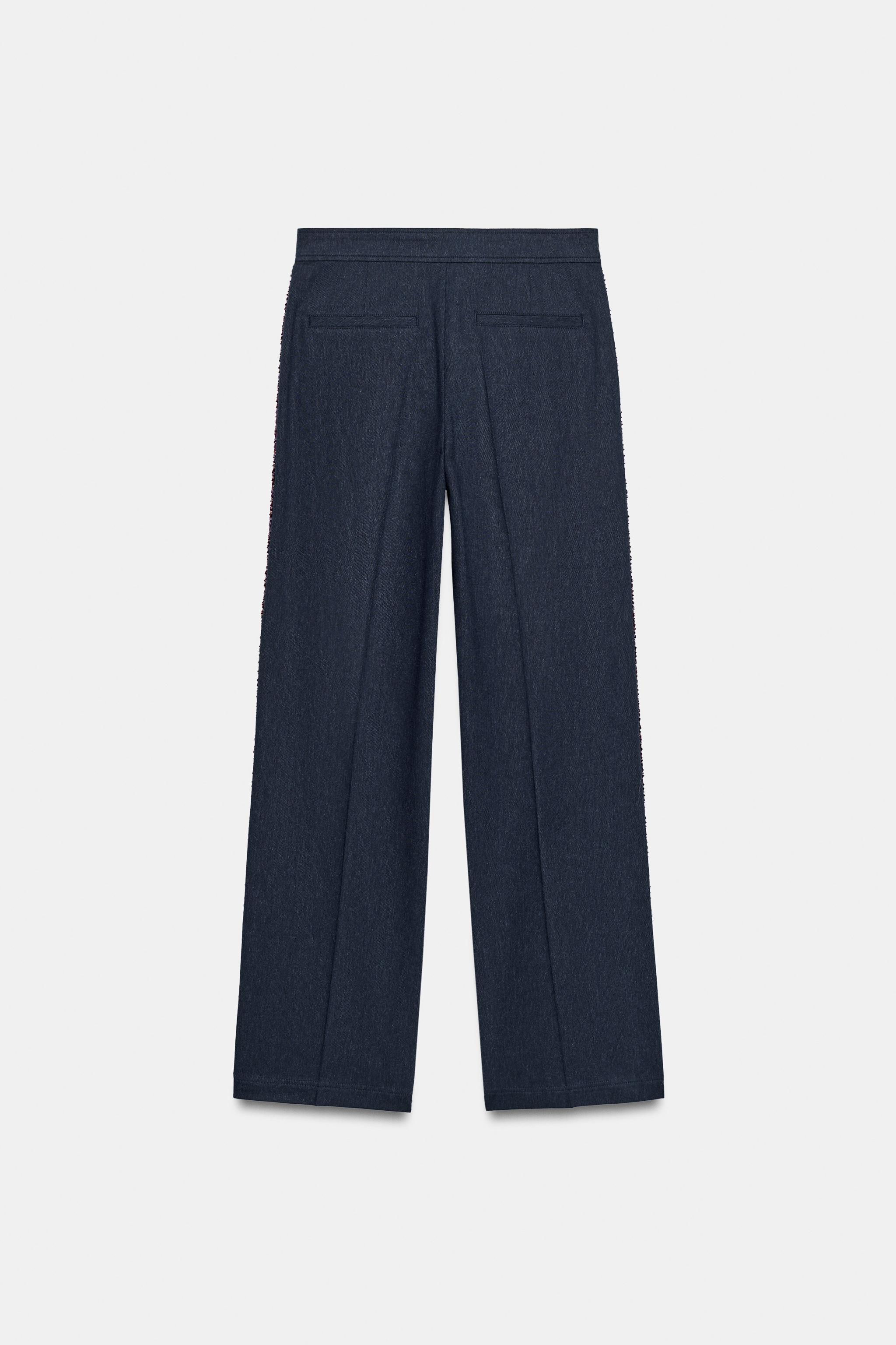 PANTALON DROIT PASSEMENTERIE