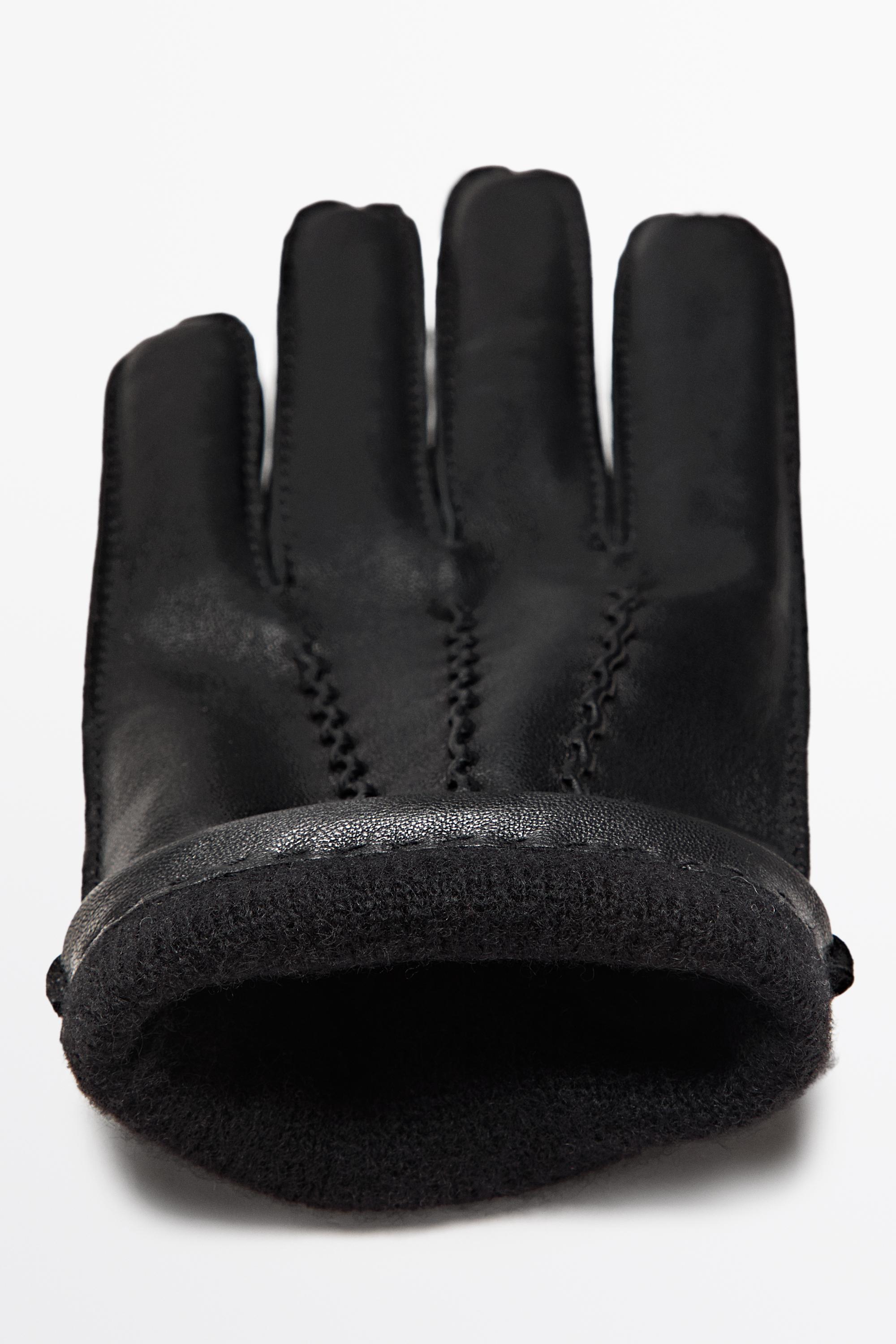 Nappa leather gloves