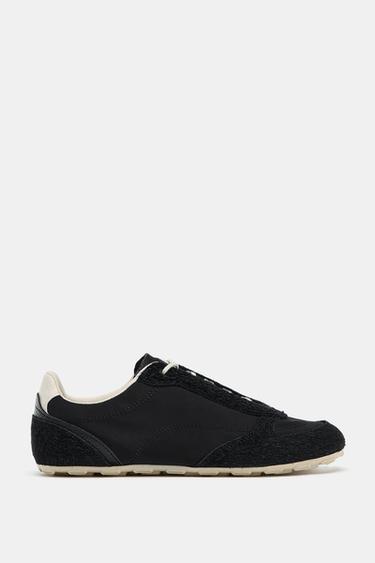 Zara SOFT RUNNING SNEAKERS - Black