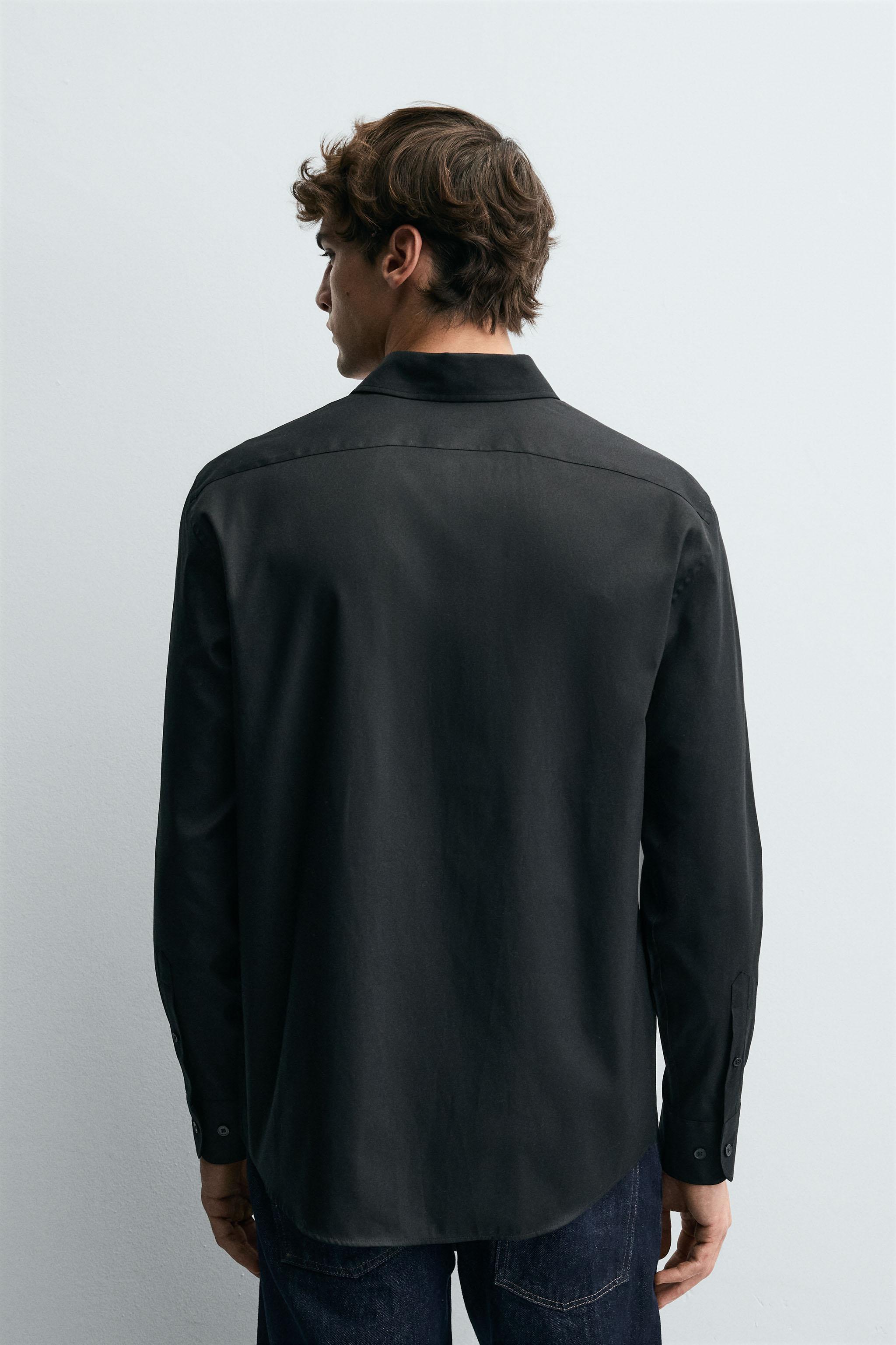 REGULAR FIT TEXTURED SHIRT