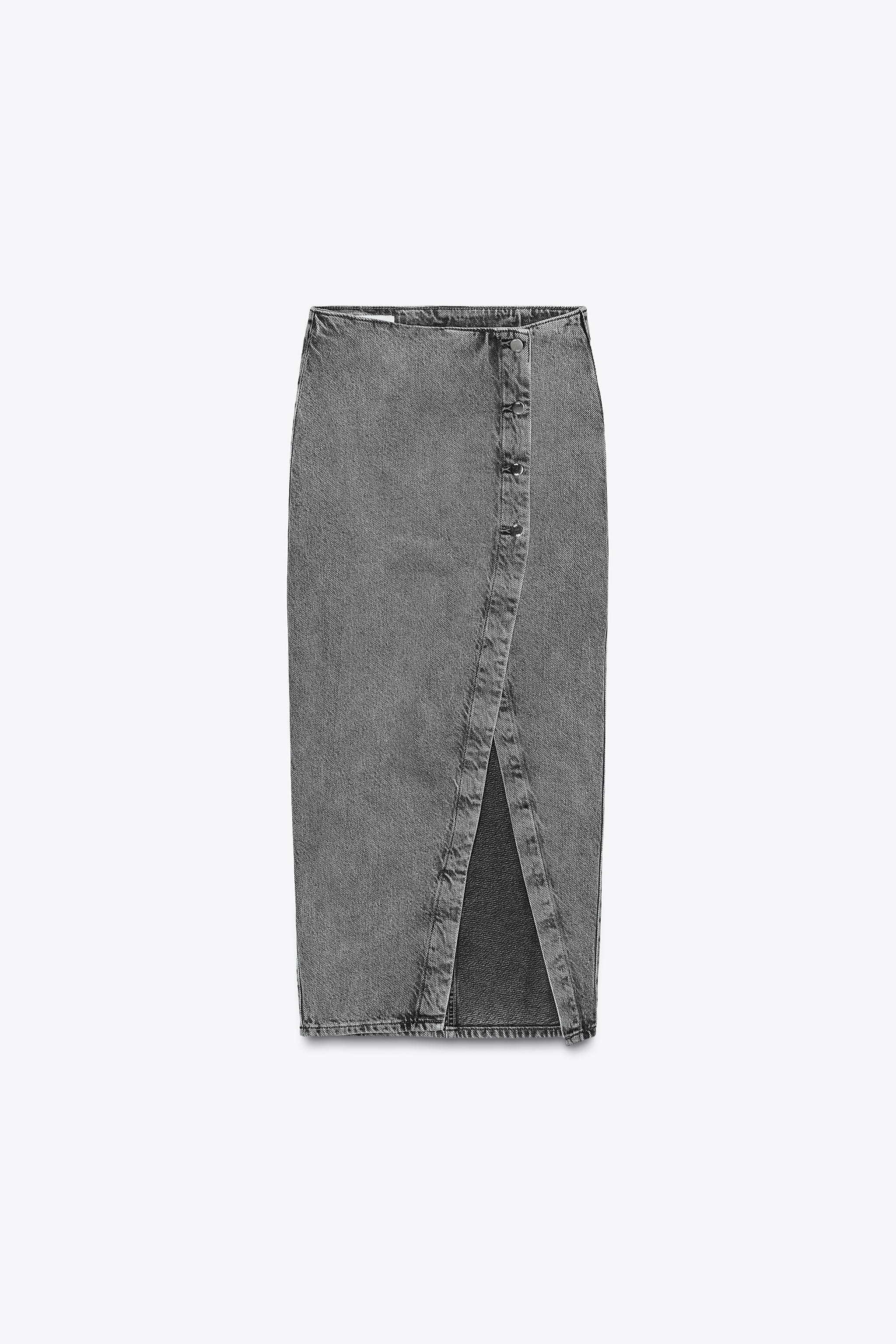ZARA デニム クロスオーバー スコート - メルカリ