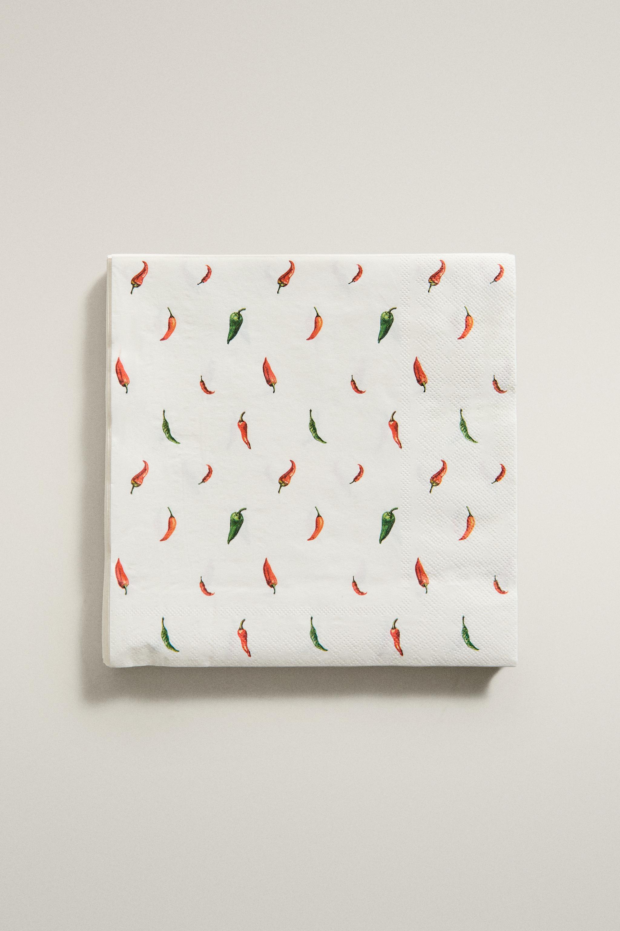 CHILI PAPER NAPKIN PACK (PACK OF 20)