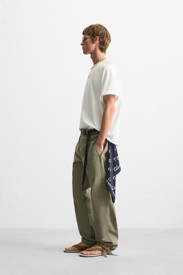 COMBINED PRINT T-SHIRT - White by Zara - Image 4