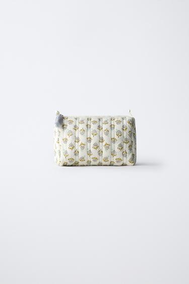 BOHO PRINT TOILETRY BAG - Ecru by Zara